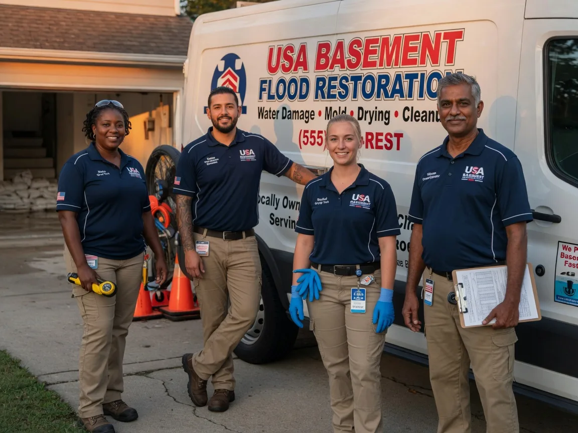 Basement Flood Cleanup company in Roberts, WI